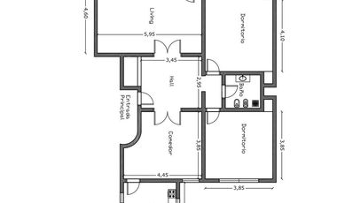 VENTA DEPARTAMENTO 3 AMBIENTES C/ DEPENDENCIA Y BALCON - PALERMO