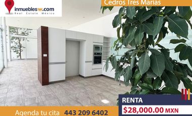 CASA EN RENTA EN CEDROS TRES MARIAS, MORELIA
