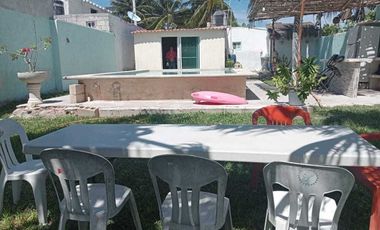 Casa de una planta y con piscina en Chuburná Puerto