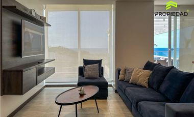 Departamento en alquiler frente al mar en Manta con terraza y jacuzzi