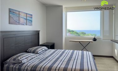 Departamento en alquiler frente al mar en Manta con terraza y jacuzzi