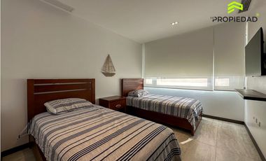Departamento en alquiler frente al mar en Manta con terraza y jacuzzi