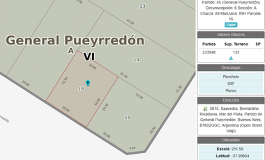 LOTE + VIVIENDA SOBRE SAAVEDRA AL 5700