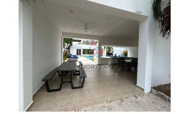 CASA EN RENTA, SEMI AMUEBLADA, PUERTO MORELOS, QUINTANA ROO