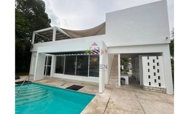CASA EN RENTA, SEMI AMUEBLADA, PUERTO MORELOS, QUINTANA ROO