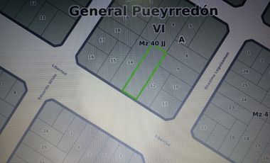 Venta de lote barrio Libertad 520 m2