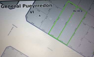 Venta de lote barrio Libertad 520 m2