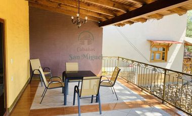 Hermosa cabaña rustica en venta en zona céntrica de mazamitla jalisco