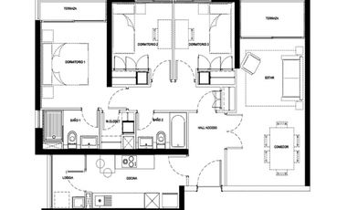 DEPTOS NUEVOS 3D2B, MACUL, BONO PIE 10%