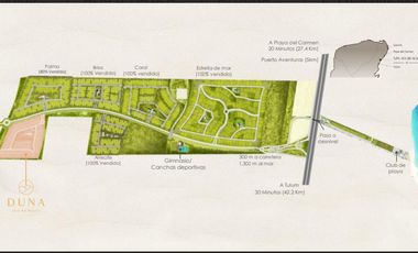 LOTE EN VENTA EN XPU HA BEACH RESORT