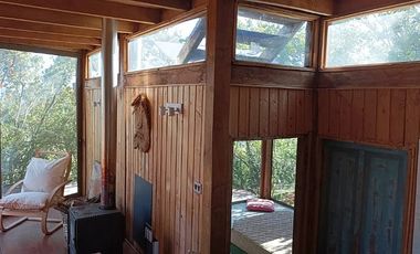 CASA DE ROBLE EN BOSQUE NATIVO SECTOR LAS ACHIRAS