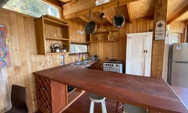 CASA DE ROBLE EN BOSQUE NATIVO SECTOR LAS ACHIRAS