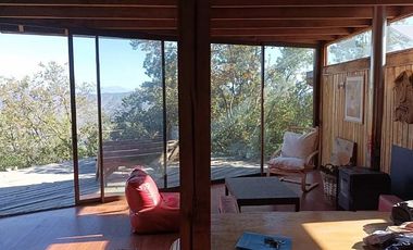 CASA DE ROBLE EN BOSQUE NATIVO SECTOR LAS ACHIRAS