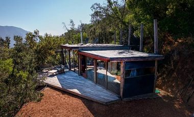 CASA DE ROBLE EN BOSQUE NATIVO SECTOR LAS ACHIRAS