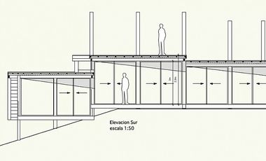 CASA DE ROBLE EN BOSQUE NATIVO SECTOR LAS ACHIRAS