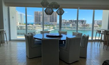 VENTA DEPARTAMENTO AMUEBLADO EN RESIDENCIAL PUERTO CANCUN