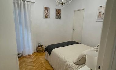 ALQUILER DEPTO AMOBLADO 4 AMB C/BALCON RECOLETA