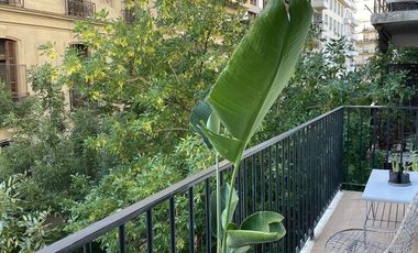 ALQUILER DEPTO AMOBLADO 4 AMB C/BALCON RECOLETA