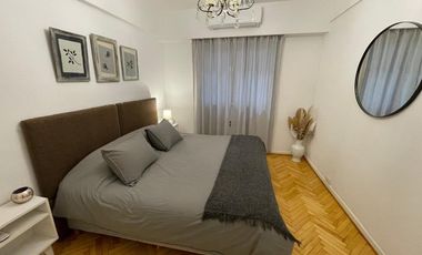 ALQUILER DEPTO AMOBLADO 4 AMB C/BALCON RECOLETA