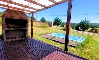 CASA 3 AMBIENTES CON PARRILLA Y PILETA EN SIERRAS