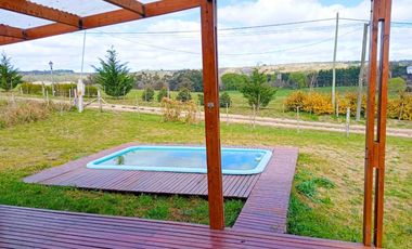 CASA 3 AMBIENTES CON PARRILLA Y PILETA EN SIERRAS