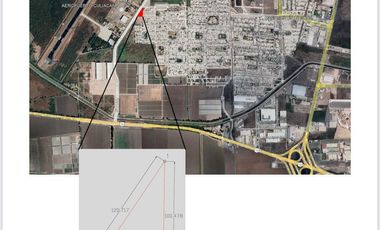 RENTA DE TERRENO FRENTE ALA BASE AEREA MILITAR EN COLONIA SINALOA
