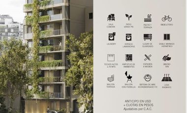 VENTA Departamento  1 Ambiente.  Palermo.  Amenities