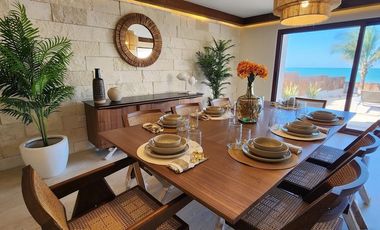 Casa en venta frente al mar en Chuburná