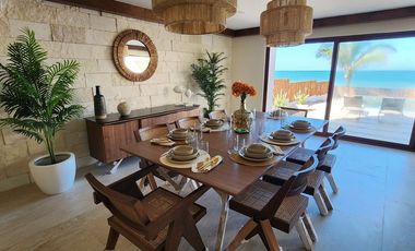 Casa en venta frente al mar en Chuburná