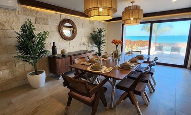 Casa en venta frente al mar en Chuburná