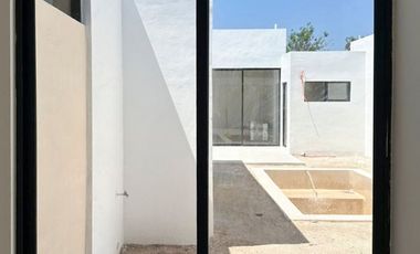 Casa en venta en Mérida Conkal Ónix de una planta y 3 recámaras