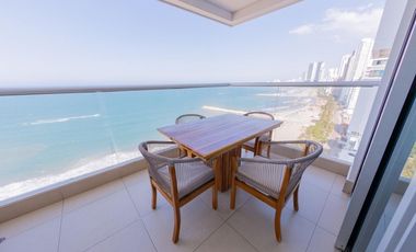 Apartamento Bocagrande vista al mar y centro amurallado