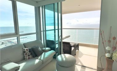 Apartamento Bocagrande vista al mar y centro amurallado