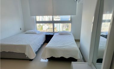 Apartamento Bocagrande vista al mar y centro amurallado