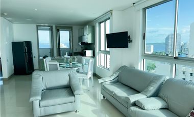 Apartamento Bocagrande vista al mar y centro amurallado