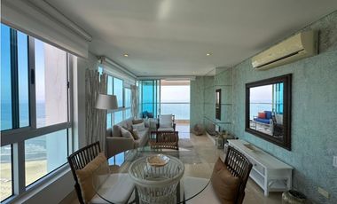 Apartamento Bocagrande vista al mar y centro amurallado