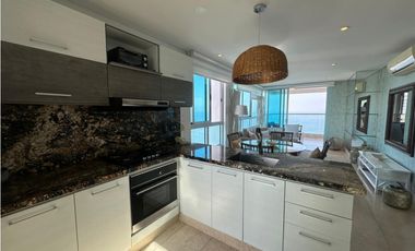 Apartamento Bocagrande vista al mar y centro amurallado