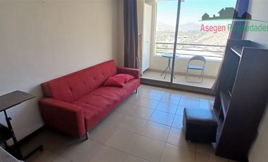 Departamento en Arriendo en Departamento amoblado en arriendo en Edificio Parque Alameda.