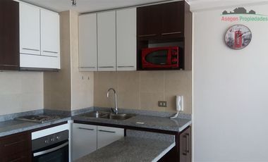 Departamento en Arriendo en Departamento amoblado en arriendo en Edificio Parque Alameda.