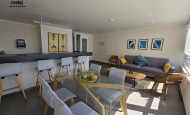 Arriendo Departamento Amoblado en Lomas de Montemar
