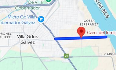 Campo en  Villa Gobernador Gálvez - 3HA - Camino del inmigrante