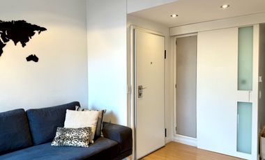 Departamento en alquiler en torre en Nuñez, amenities y cochera