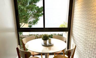 Departamento en alquiler en torre en Nuñez, amenities y cochera