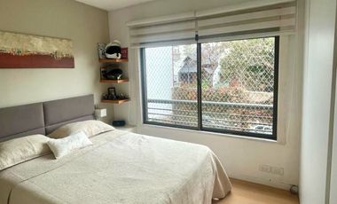 Departamento en alquiler en torre en Nuñez, amenities y cochera