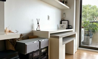 Departamento en alquiler en torre en Nuñez, amenities y cochera