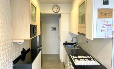 Departamento en alquiler en torre en Nuñez, amenities y cochera