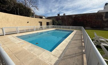 Departamento en alquiler en torre en Nuñez, amenities y cochera