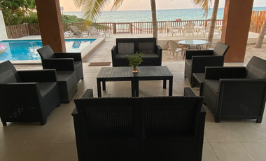 CASA FRENTE AL MAR EN RENTA EN CHICXULUB PUERTO – YUCATÁN