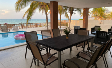 CASA FRENTE AL MAR EN RENTA EN CHICXULUB PUERTO – YUCATÁN