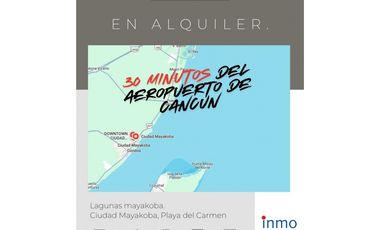 Departamento en Renta Playa del Carmen Mayakoba $21,500 Amueblado